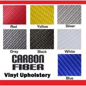  Carbon Fiber Vinyl Auto Marine Fabric BOAT OR CAR PWC(RED 