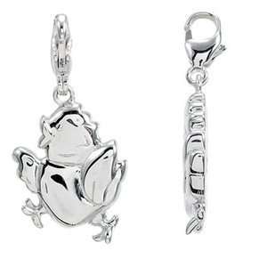  Sterling Silver Baby Chick Charm Jewelry