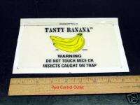 10 BANANA Scented Glue Boards for catching Mice Roachs Pantry Pest and 