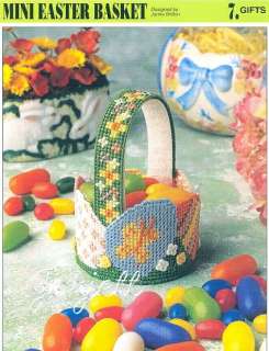 Mini Easter Basket, Annies plastic canvas pattern  