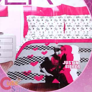   Bieber Double Queen Comforter Set Pink Microfiber Bedding Comforter