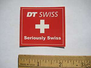 DT SWISS Road Mountain Bike Bicycle hub STICKER DECAL d  