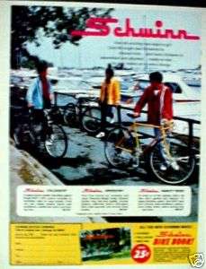 1973 Schwinn Speedster,Varsity Sport Bicycles/Bike AD  