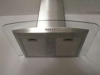 New 30 Stainless Steel Wall Mount Kitchen Range Hood Ventilation Fan 