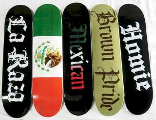 MEXICAN BLANK GRAP SKATEBOARD DECKS 7.75 DECK + GRIP  