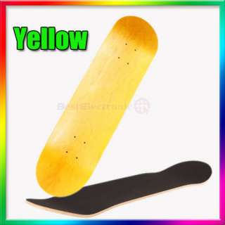 Blank Non slip Grip Maple Deck Skateboard Skate Board Purple 8  