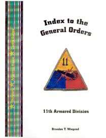Index to the General Orders 11th Armored Division WWII  