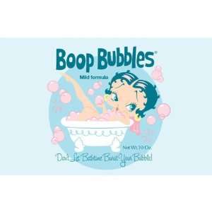  Betty Boop Bubble Bath Metal Sign