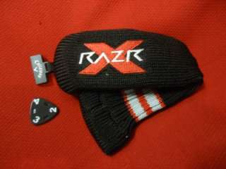 NEW Callaway RAZR X Hybrid Wood 2 3 4 5 6 X Sock Headcover  
