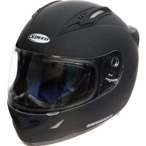   Solid XF705 Street Bike Racing Motorcycle Helmet   RT/Black / Small