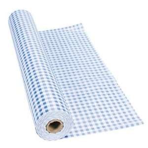  Blue Gingham Tablecloth Roll   Tableware & Table Covers 