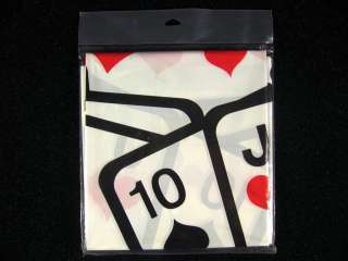 Casino Poker Night Theme Card Table Cover Decoration Party Supplies 