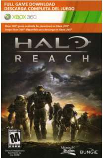   on a Halo Reach full game  code token for the Xbox 360