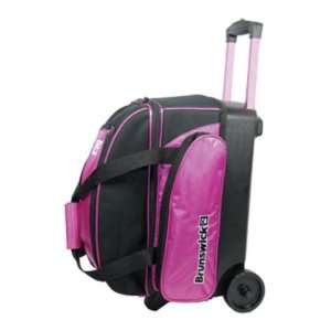 Brunswick Gear Pink Double Roller Bowling Bag  Sports 