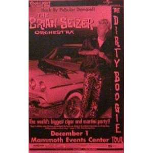 Brian Setzer Orchestra poster Handbill Stray Cats The