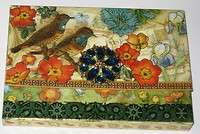   Imperial Bird Gold Foil Cards Envelopes Jeweled Pouch FREE SHIP  