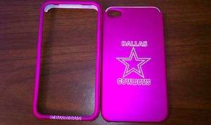 iPhone 4 / 4s DALLAS COWBOYS HOT PINK Cell Phone Case Faceplate  