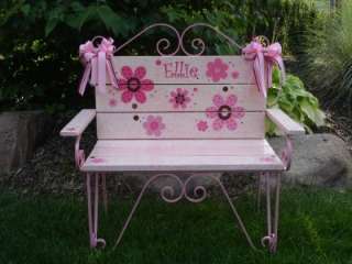 Toddler Bench Personalized Chair Baby Shower Gift New  