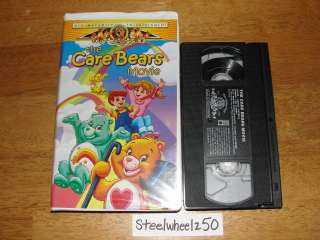 Care Bears 3 VHS Lot Movie Loyal Heart Dog Wish Grumpys  