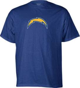 San Diego Chargers Reebok Navy Primary Logo Short Sleeve T Shirt sz 