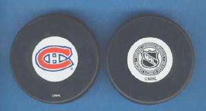 MONTREAL CANADIENS Small Logo Hockey Puck  