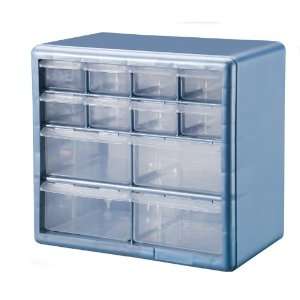  Drawer Parts Storage Organizer Cabinet, Light Blue
