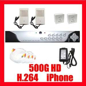   Spy Security Camera and 4 Channel DVR Security System