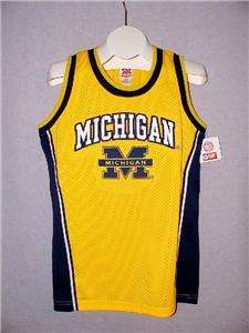 Michigan WOLVERINES NCAA basketball jersey YOUTH LARGE or XL  