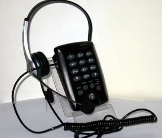 Corded Headset Telephone dialpad for office call center  