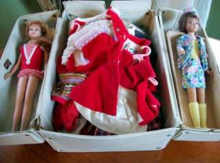 Lot Includes~ 2 Vinatge Skipper Dolls (1963) ~Many Clothes 