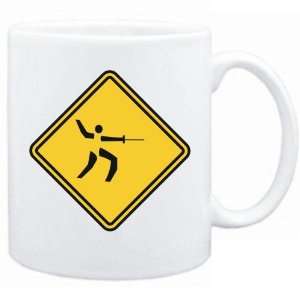  New  Fencing Sign Classic / Crossing Sign  Mug Sports 