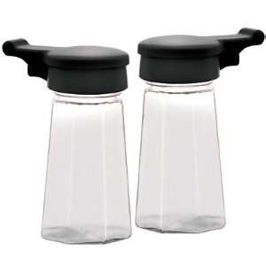 Oz. Salt & Pepper Shakers   Flip Top Moisture Proof Top   Clear 