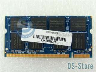 Nanya DDR RAM Memory PC 2700s 333 1GB So dimm Laptop  