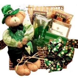   Basket for St. Patricks Day   Great Care Package for Kids at College