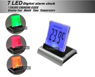features brand new desktop design alarm clock ideal for use at home or 
