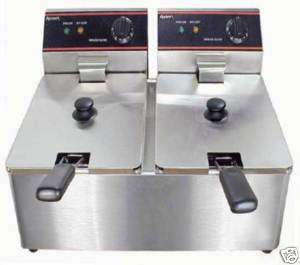 Commercial Double Electric Deep Fryer 120V Lowest Price  
