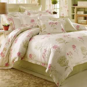  Croscill Flower Blossom Comforter, Bed Skirt, and Sham Set 