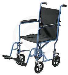 Drive STEEL Transport Chair FREE SHIPG 300lb capacity  