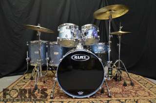 New Mapex Saturn Series 6pc Drum Set Shell Pack/Ocean Sparkle  