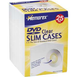  Slim Clear Dvd Storage Case   Book Fold   Polypropylene   Cd Case 