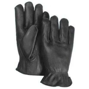  Majestic Glove   Black Deerskin Leather Gloves   X Large 