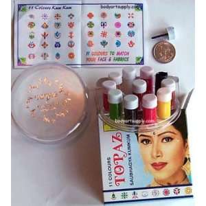  11 Color Indian Body/ Face Paints