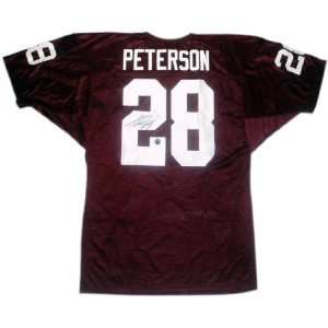 Adrian Peterson Oklahoma Sooners Autographed Wilson Jersey