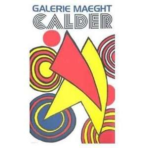  Triangles Et Spirales by Alexander Calder 31.5x19 Art 