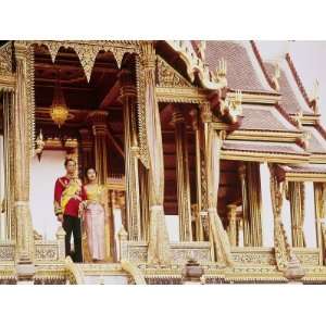  Thailands King Bhumibol Adulyadej with Wife, Queen 