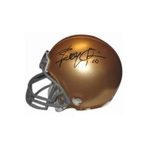 Brady Quinn autographed Football Mini Helmet (Notre Dame)