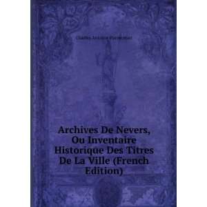   Titres De La Ville (French Edition) Charles Antoine Parmentier Books