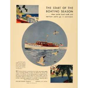  1930 Ad Douglas Donald Sterling Engine Boats Yachts 