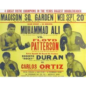   Boxing 1972 Muhammad ALI vs Floyd Patterson Poster