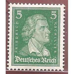  Postage Stamp Friedrich Von Schiller Scott 353 OGMLHVF 